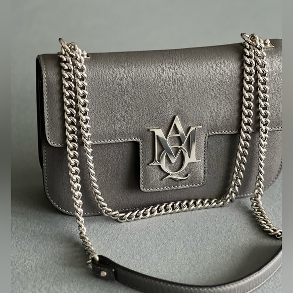 Alexander McQueen Handbags - Authentic Alexander McQueen Leather Chain AMQ Bag